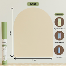 Kinderly Kinderly Verplaatsbare Magnetische Muursticker Sand