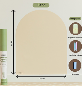 Kinderly Kinderly Verplaatsbare Magnetische Muursticker Sand
