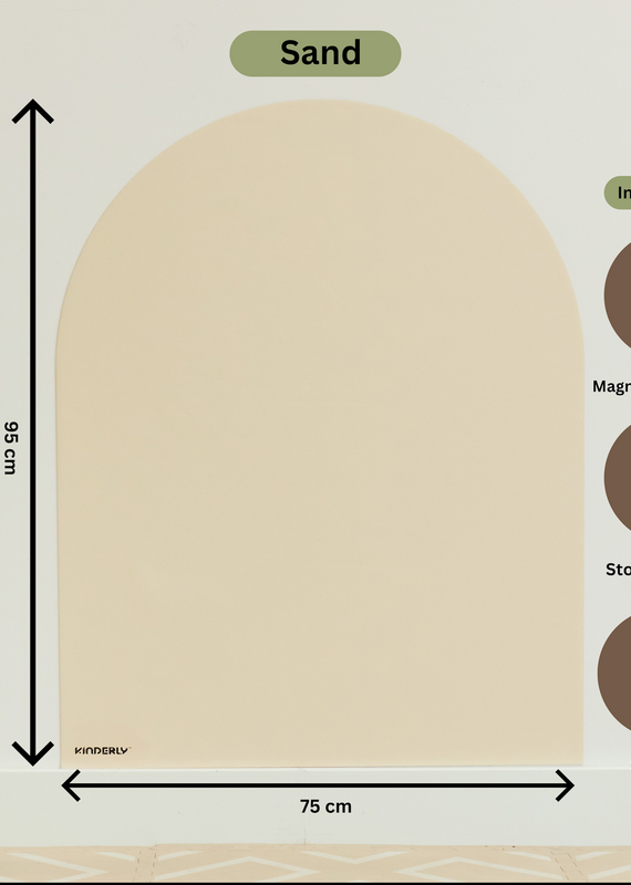 Kinderly Kinderly Verplaatsbare Magnetische Muursticker Sand