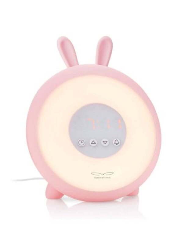 Rabbit & Friends Copy of Rabbit Wake Up Lamp with Alarm Clock, blue
