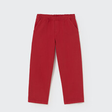 Cozmo Smooth Cotton Twill Pockets Pants Red Velvet-Smooth Cotton Twill