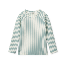 Liewood Noah Seersucker Longsleeve Swim Tee Peppermint / Sandy ss26