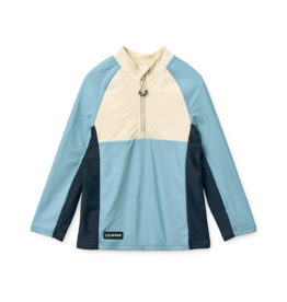 Liewood Oluf Swim Tee Beach blue mix ss26