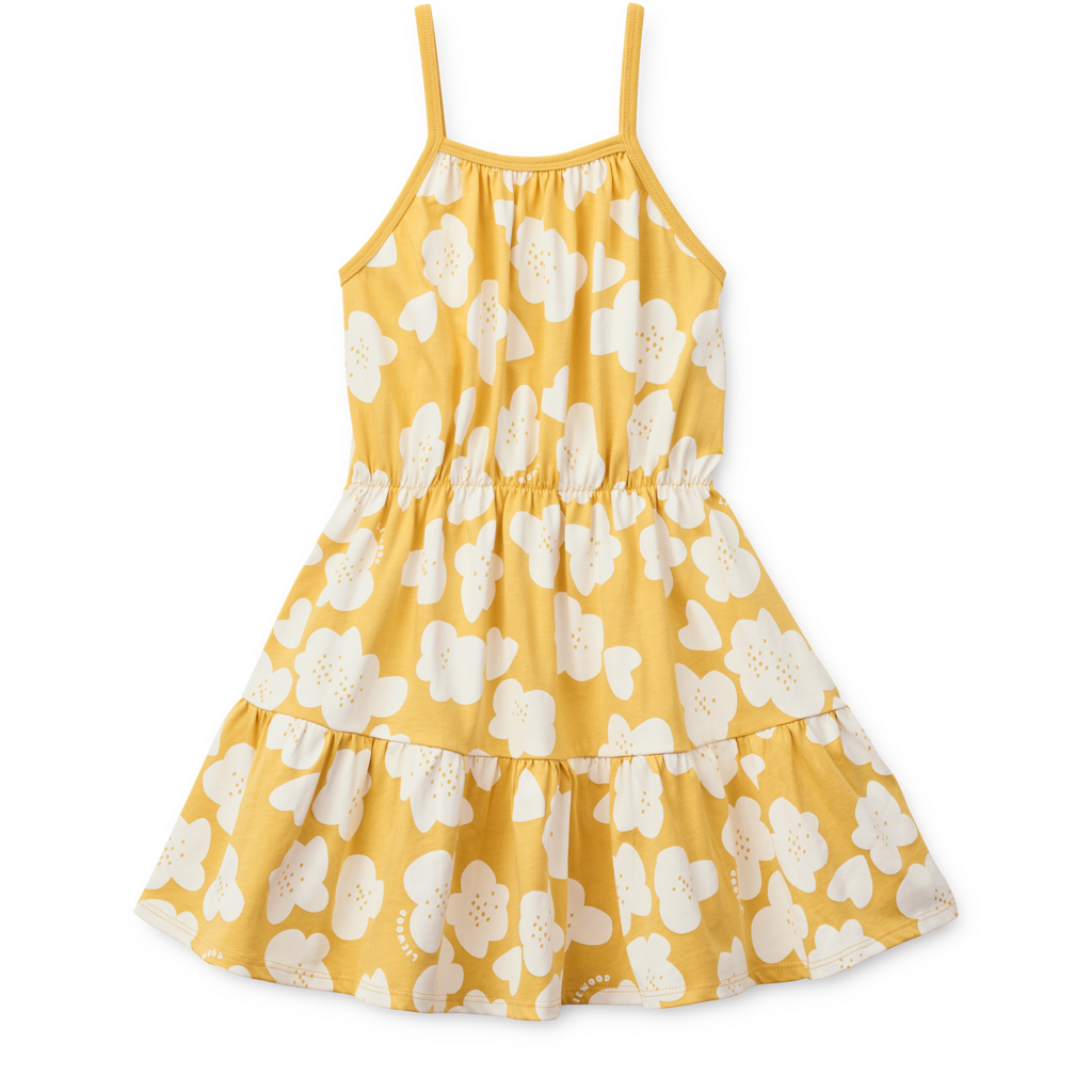 Liewood Mollie Dress Flower / Lemon yellow ss26
