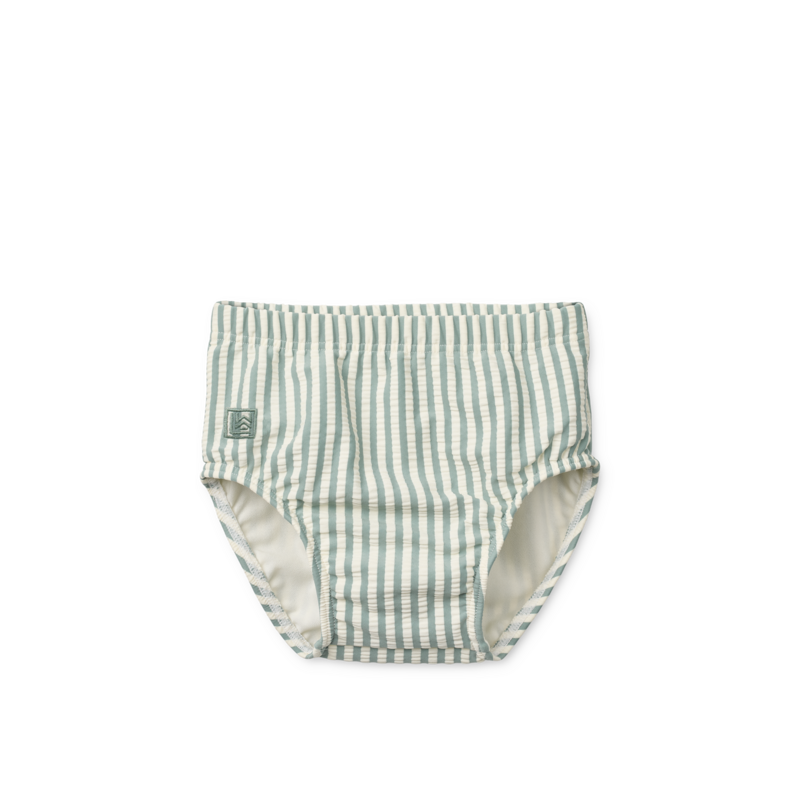 Liewood Anthony Baby Seersucker Swim Pants Peppermint / Sandy ss26