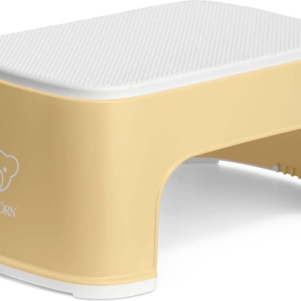 Babybjörn Opstapkrukje Pastelgeel Wit