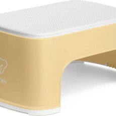 Babybjörn Opstapkrukje Pastelgeel Wit