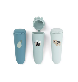 Done by Deer Silicone Ice Pops 3-pack Tiny Farm Blue