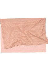 Nobodinoz Extra soft new born blanket Stories Limited edition Blush Lemon Grid