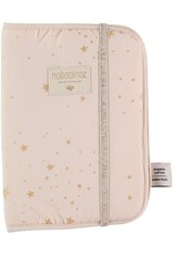 Nobodinoz Poema Cover Gezondheidsboekje  Gold Stella/ Dream Pink