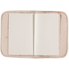 Nobodinoz Poema Cover Gezondheidsboekje  Gold Stella/ Dream Pink