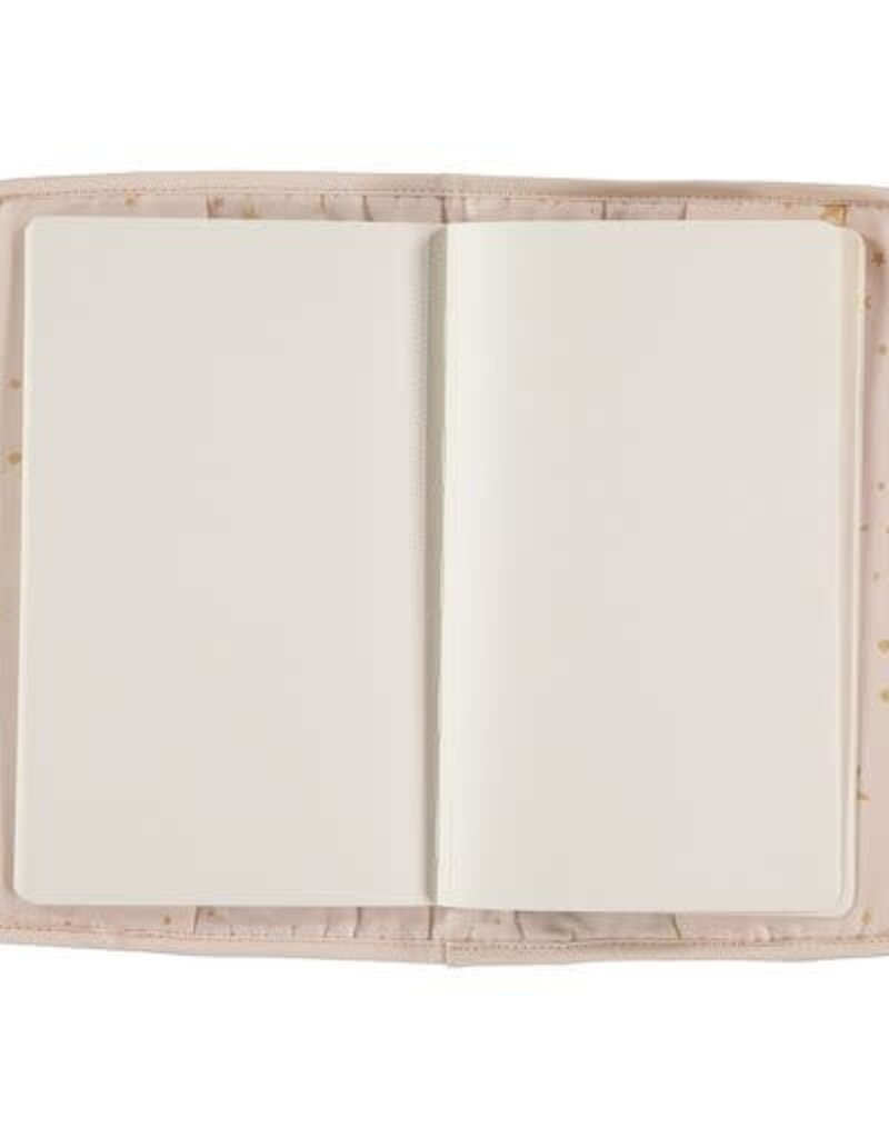 Nobodinoz Poema Cover Gezondheidsboekje  Gold Stella/ Dream Pink