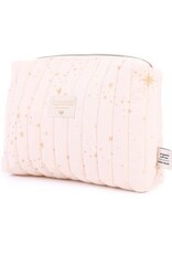Nobodinoz Travel vanity case 18X25 Gold Stella Dream Pink