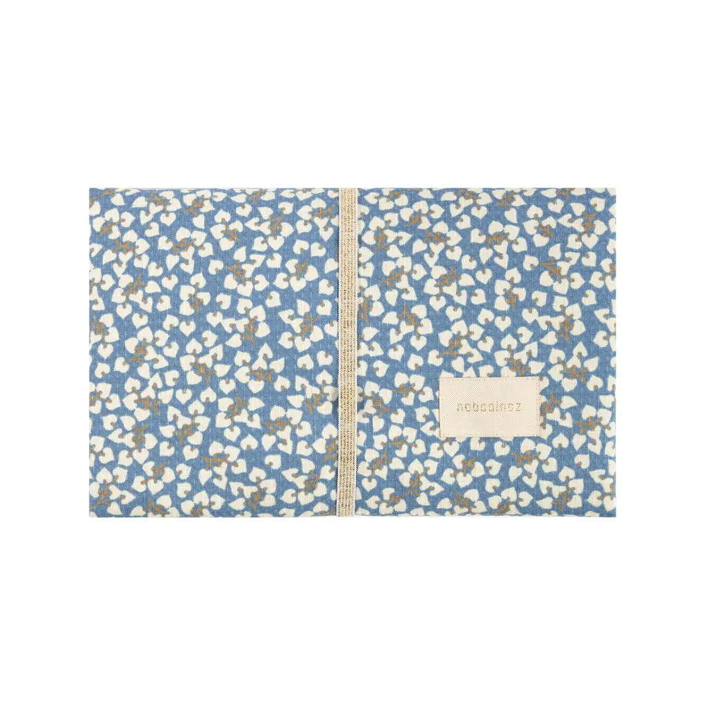Nobodinoz Mozart Waterproof Changing Pad 68X53 Blue Yumiko