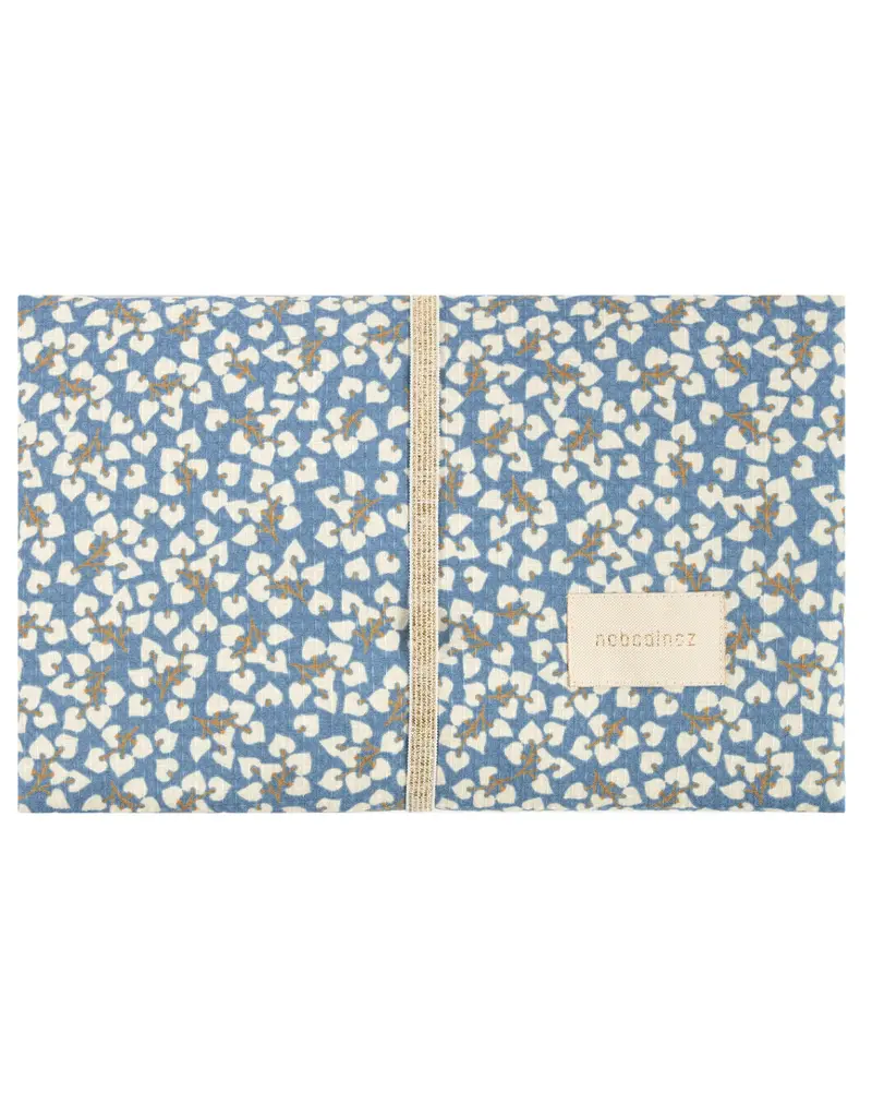 Nobodinoz Mozart Waterproof Changing Pad 68X53 Blue Yumiko
