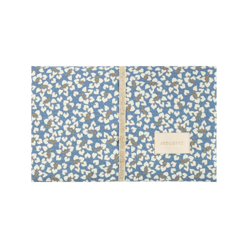 Nobodinoz Mozart Waterproof Changing Pad 68X53 Blue Yumiko