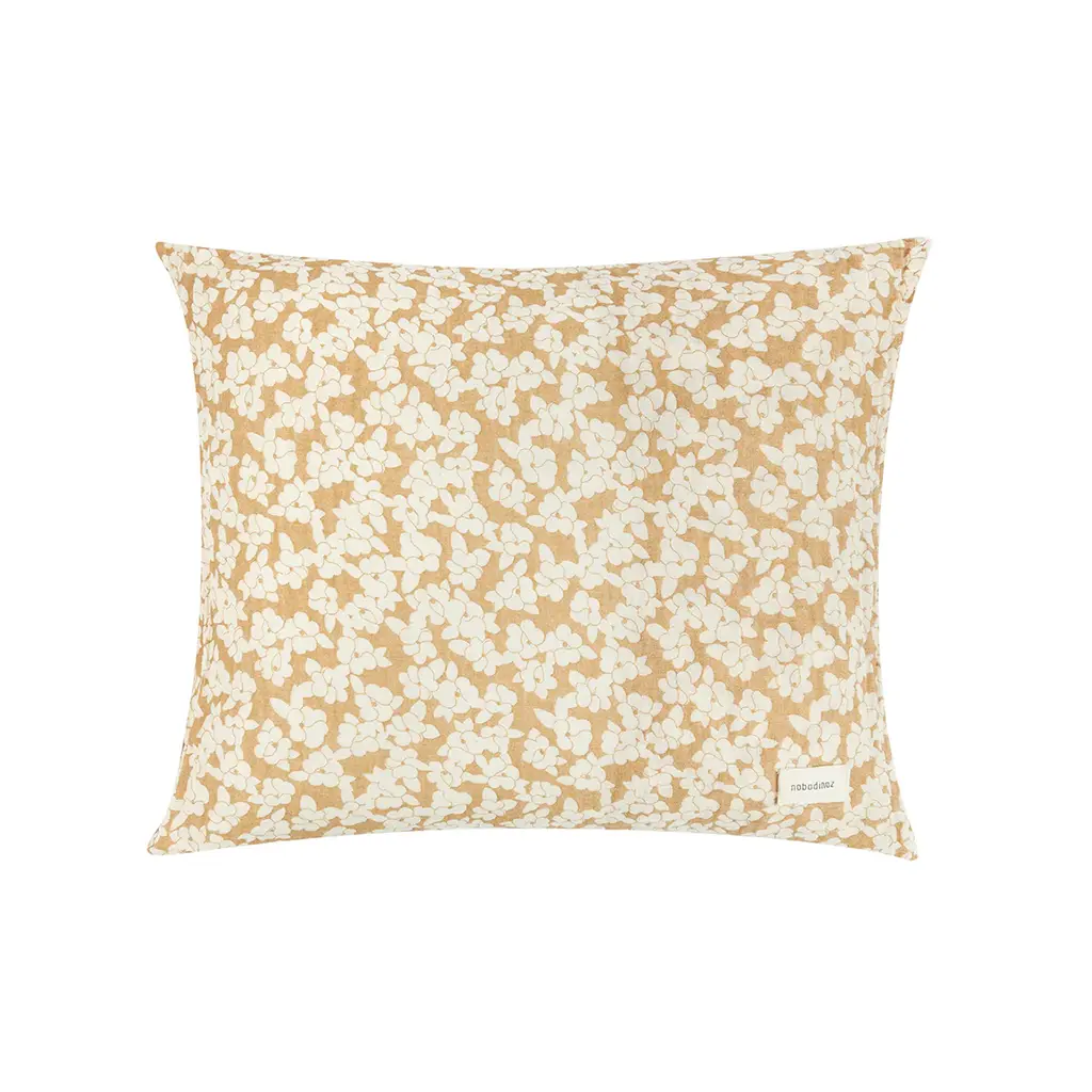 Nobodinoz Wabi Sabi Pillow Case 60 x 60 Golden Brown Sakura