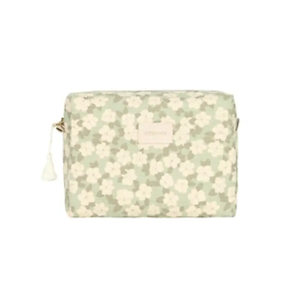 Nobodinoz Diva Waterproof Vanity Case 25X16X10 Green Tea