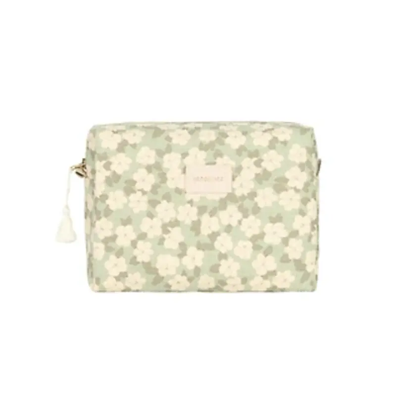Nobodinoz Diva Waterproof Vanity Case 25X16X10 Green Tea