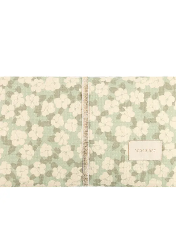 Nobodinoz Mozart Waterproof Changing Pad 68X51 Green Sakura