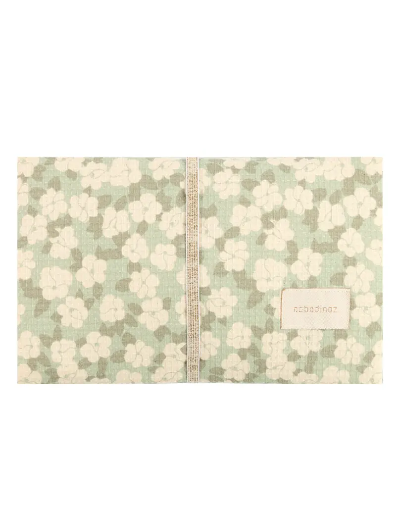 Nobodinoz Mozart Waterproof Changing Pad 68X51 Green Sakura