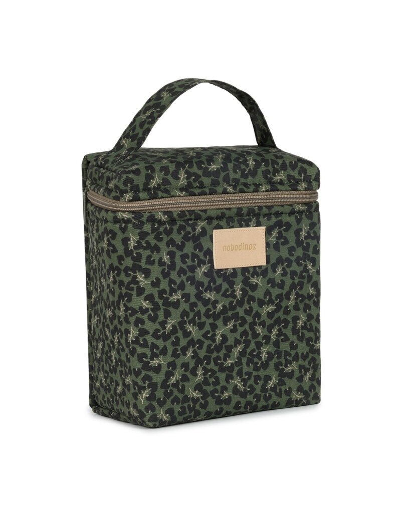 Nobodinoz Hyde Park Insulated Bb Bottle_Lunch Bag 18X23X10 Forest Yumiko