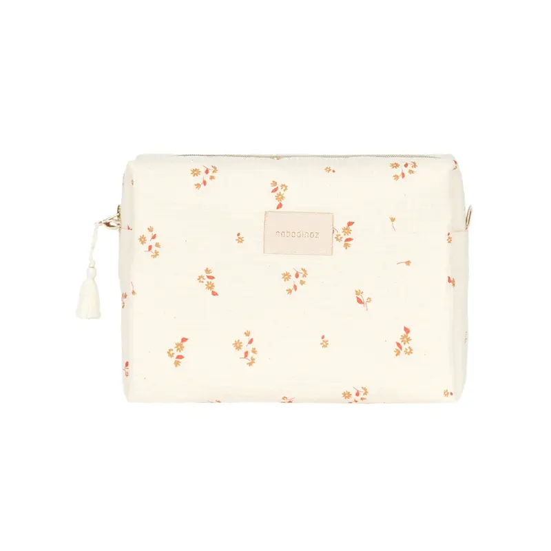 Nobodinoz Diva Waterproof Vanity Case 25X16X12 Yellow Lily