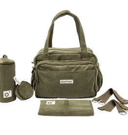 Doomoo Fluffy - Luiertas - Corduroy Green