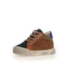 Falcotto Schoenen Patiula 2 Zip Suede/Nappa Spazz. Green Bottle-Brown 19