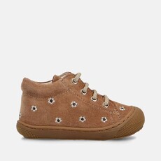 Falcotto Schoenen Cocoon Embr.Daisies Suede Brown-Platinum 19