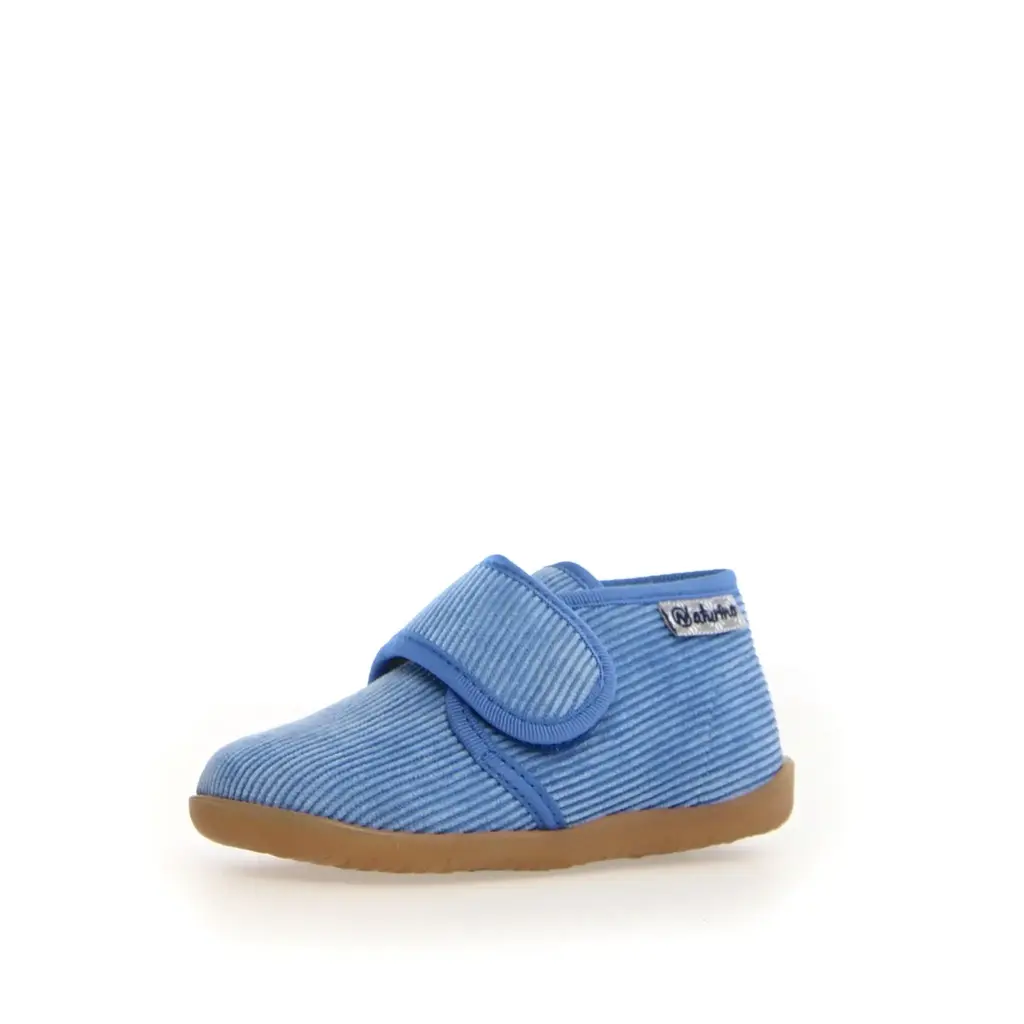 Naturino Slofjes Naturino Home Corduroy Fine Celeste 20