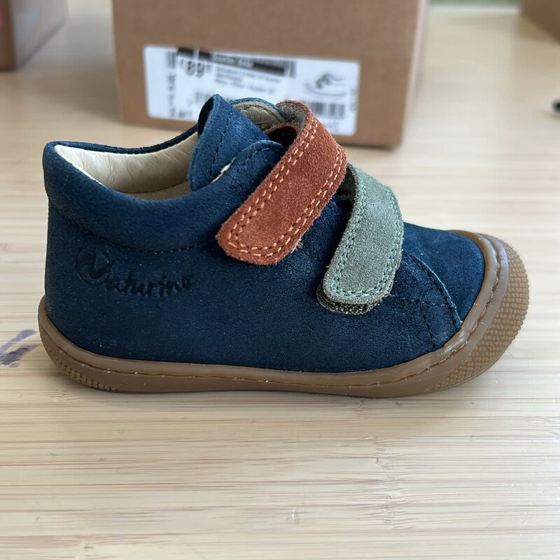 Falcotto Schoenen Corkel Vl Suede Wax/Suede Navy-Olive-Copper 20