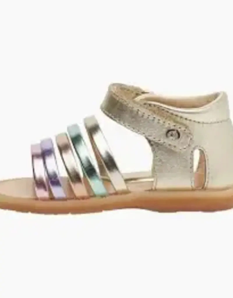 Naturino Sandalen Nixy Metallic Platinum Capri NATURO 21