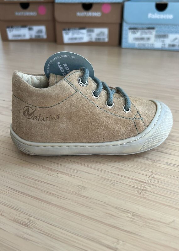 Naturino Schoenen Cocoon Suede Bone Sand-Sage 21
