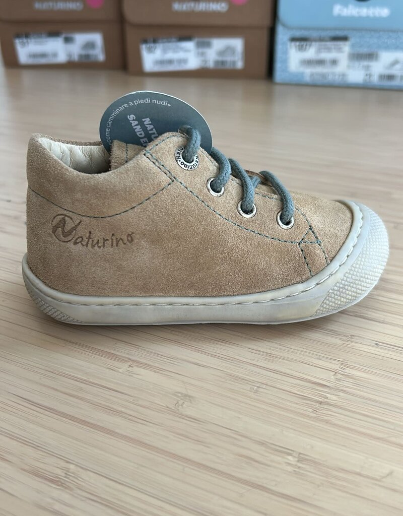 Naturino Schoenen Cocoon Suede Bone Sand-Sage 21