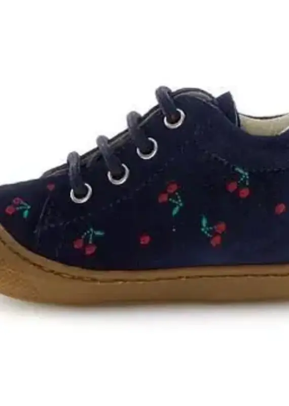 Falcotto Schoenen Cocoon Embr.Cherry Suede Navy 23