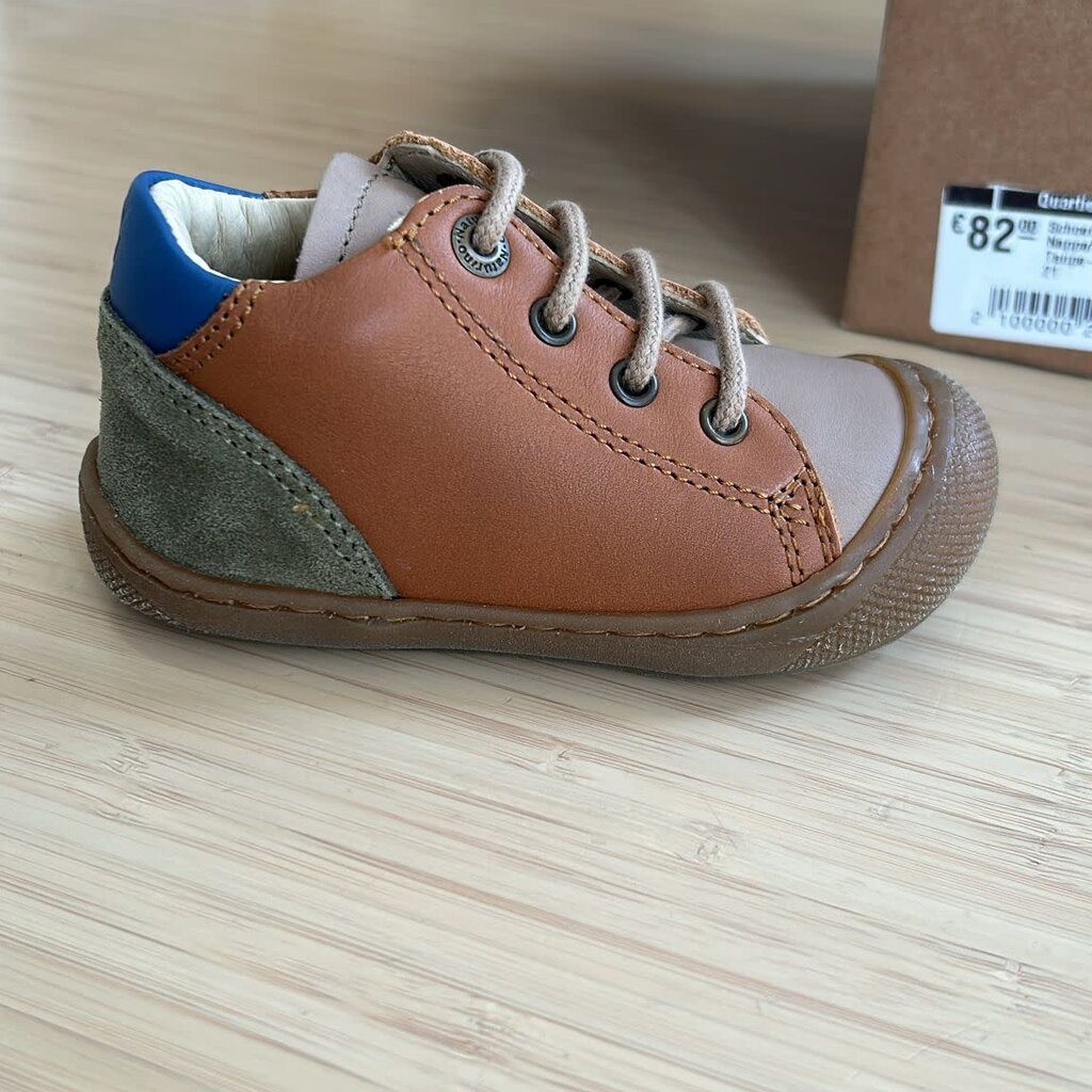 Falcotto Schoenen Romy Nappa/Suede Spazz. Taupe-Cognac-Militare 23