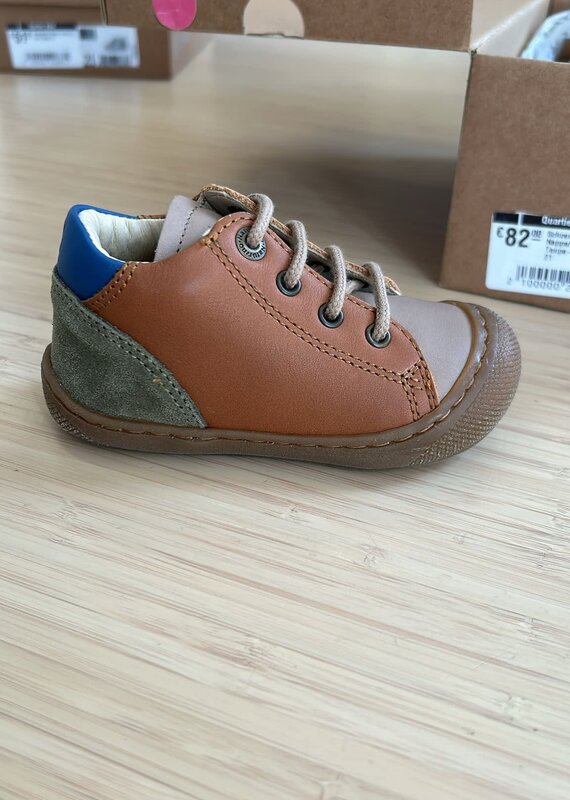 Falcotto Schoenen Romy Nappa/Suede Spazz. Taupe-Cognac-Militare 23