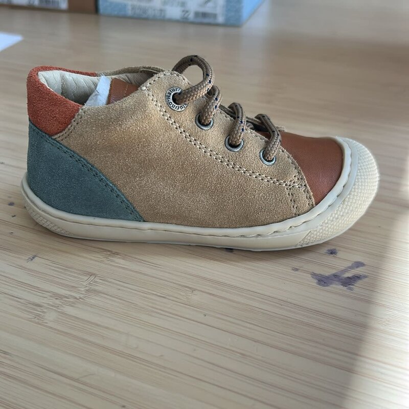 Naturino Schoenen Romy Suede Sand-Cognac-Sage 24