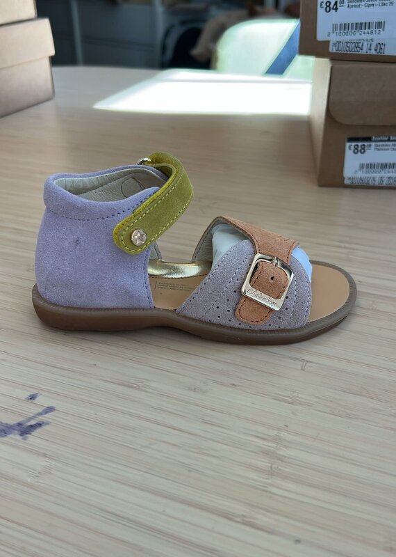 Naturino Sandalen Jeade Suede Apricot-Cipra-Lilac 25