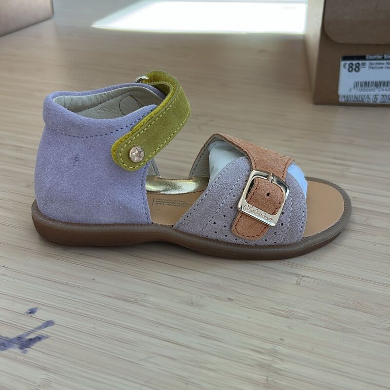 Naturino Sandalen Jeade Suede Apricot-Cipra-Lilac 25