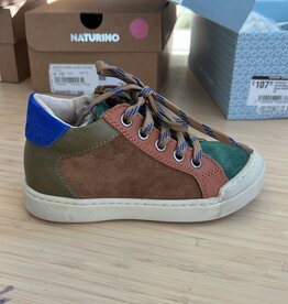 Falcotto Schoenen Patiula 2 Zip Suede/Nappa Spazz. Green Bottle-Brown 25