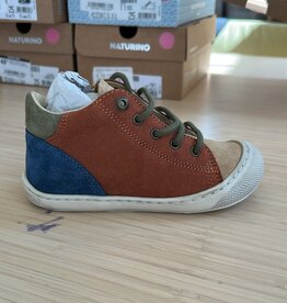 Naturino Schoenen Romy Suede Sand-Cognac-Sage 23