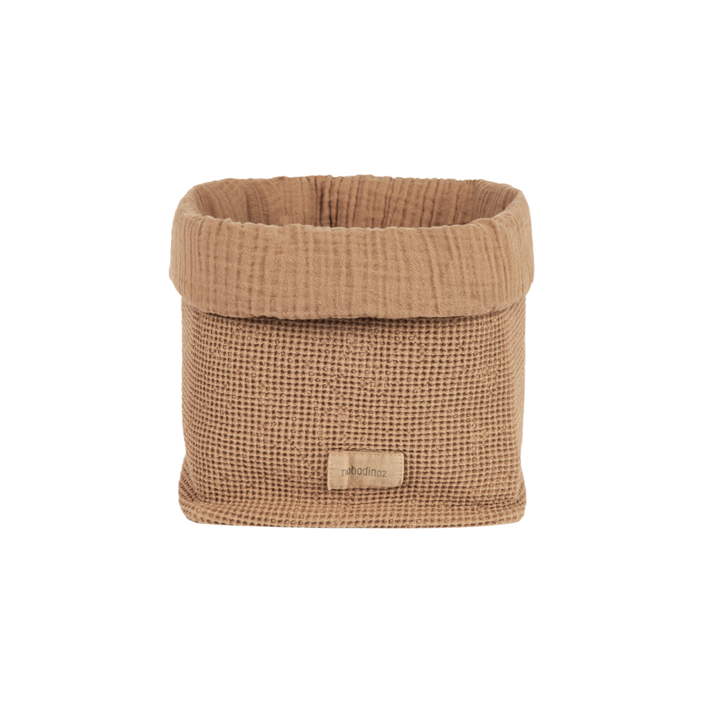 Nobodinoz Wabi-Sabi Panier En Coton Lavé