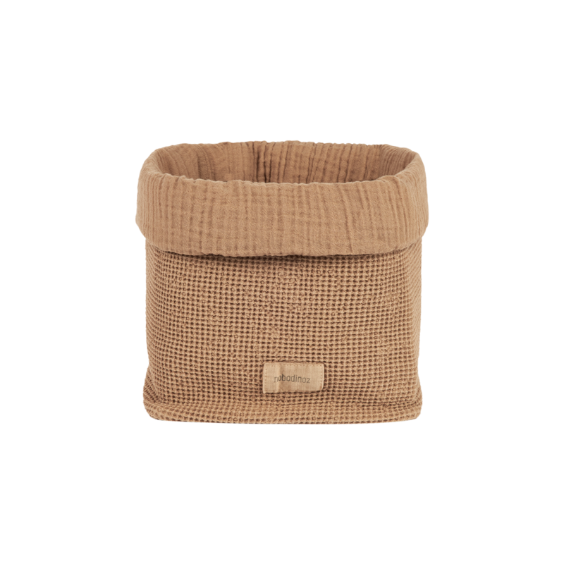 Nobodinoz Wabi-Sabi Panier En Coton Lavé