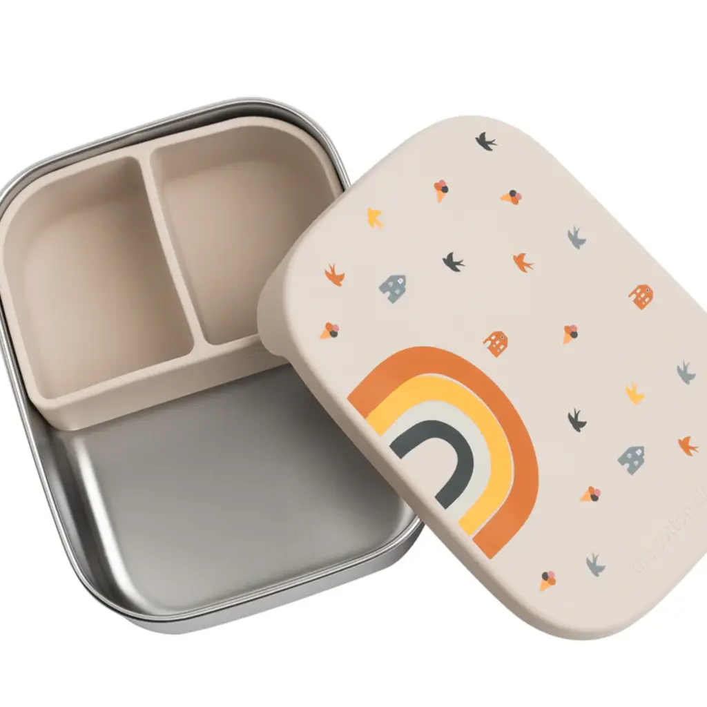 The Cotton Cloud Stainless Steel Lunchbox Rainbow