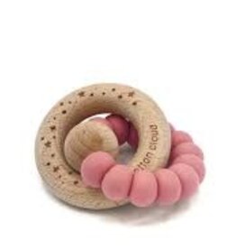 The Cotton Cloud Bonbon Teether Pink