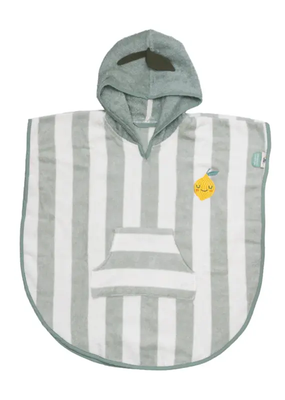 The Cotton Cloud Hooded Poncho Lola Lemon
