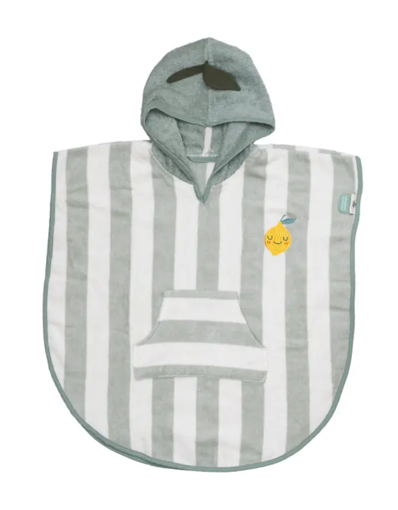 The Cotton Cloud Hooded Poncho Lola Lemon
