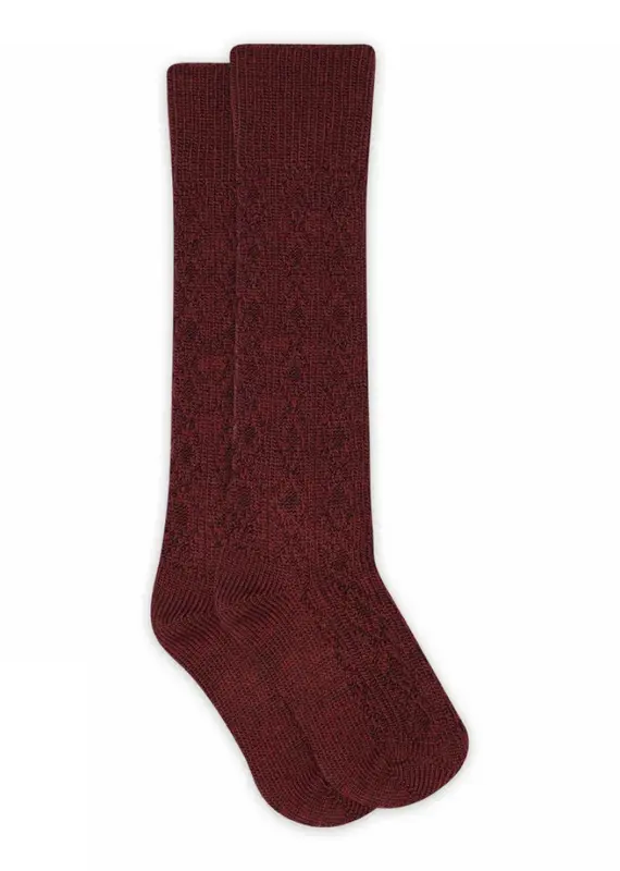 mp Denmark Remy knee socks 69024 Wine Red